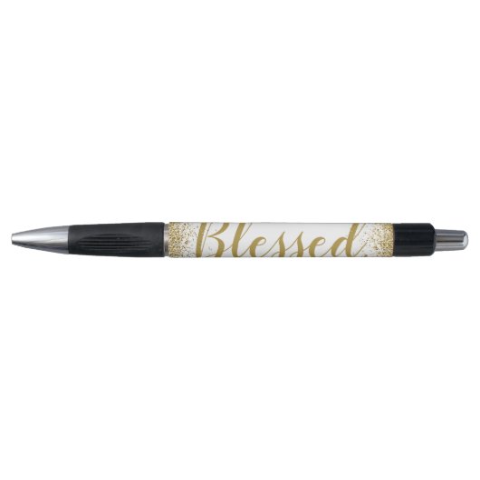 Christelijke, gematigde Faux Gold Glitter Pen (Voorkant)