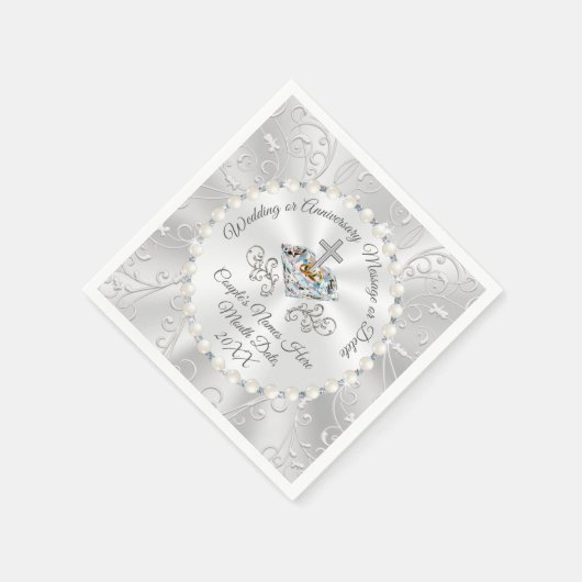 Christelijke gepersonaliseerde cocktail servetten  (Hoek)