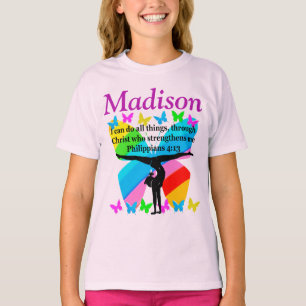 CHRISTELIJKE GEPERSONALISEERDE GYMNASTIEK T-SHIRT