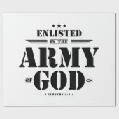 Christelijke geschenken religieuze bijbelse geschr cadeaupapier (Vlak)