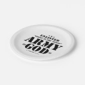 Christelijke geschenken religieuze bijbelse geschr papieren bordje (Gekanteld)