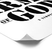 Christelijke geschenken religieuze bijbelse geschr poster (Hoek)