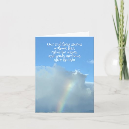 Christelijke Get Well Card Bedankkaart (Voorkant)