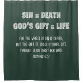 Christelijke getrouwe Wiskunde: Salvation Gospel Douchegordijn (Voorkant)