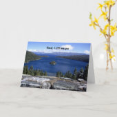 Christelijke Gevangene Kaart met Evangelie bericht (Gele Bloem)