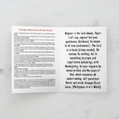 Christelijke Gevangene Kaart met Evangelie bericht (Binnen)