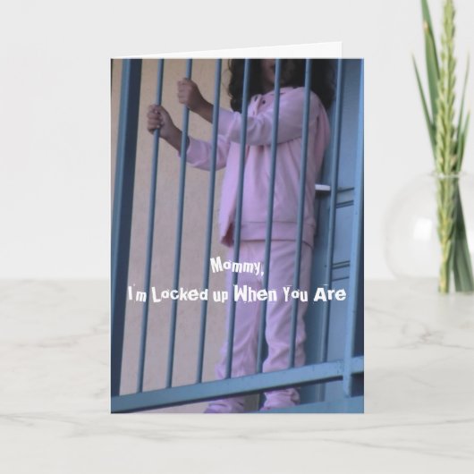 Christelijke Gevangene Kaart met Evangelie bericht (Voorkant)