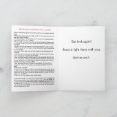 Christelijke Gevangene Kaart met Evangelie bericht (Binnen)