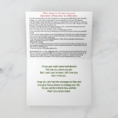 Christelijke Gevangene Kaart met Evangelie voor Zu (Binnen)