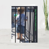 Christelijke gevangeniskaart voor een vader kaart (Voorkant)