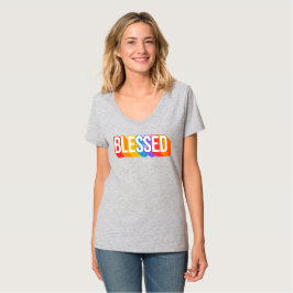 Christelijke Gezegende Esthetische Grafiek T-shirt