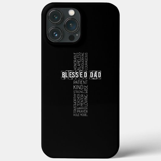Christelijke Gezegende Vader Kruis Vaderdag Case-Mate iPhone Case (Achterkant)