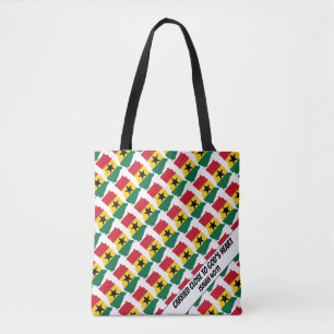 Christelijke GHANA-VLAG Tote Bag
