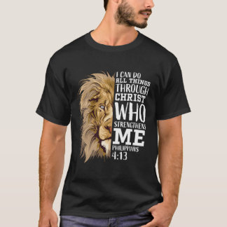 Christelijke Gift Mannen Leeuw Filippenzen 4 13 Re T-shirt