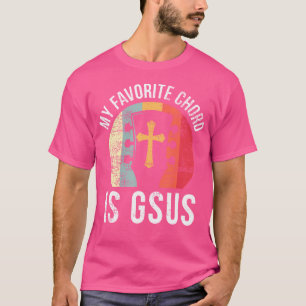 Christelijke gitaarspeler Jezus Mijn favoriete akk T-shirt