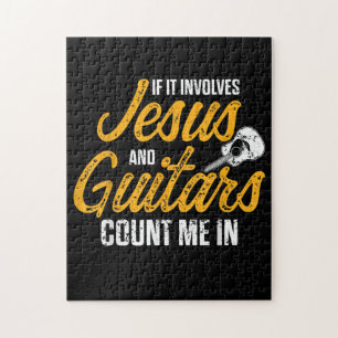 Christelijke gitarist Jesus Church Worship Guitar Legpuzzel