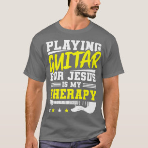 Christelijke gitarist Therapy Church Worship Guita T-shirt