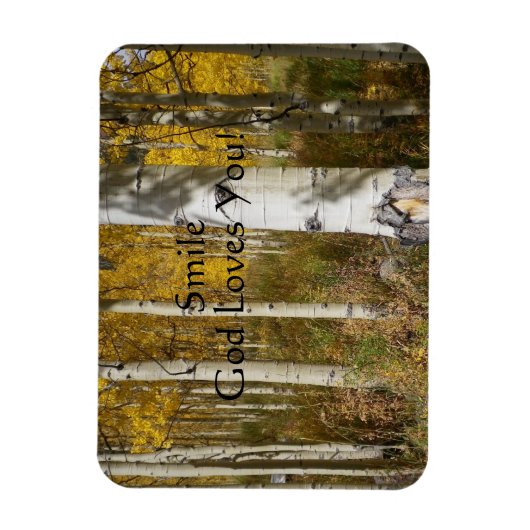 Christelijke glimlach God houdt van je Magneet (Verticaal)