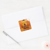 Christelijke Glow Happy Halloween pompoen Stickers (Envelop)