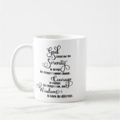 Christelijke God, geef me de rust om te bidden Koffiemok (Links)