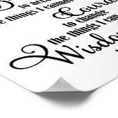 Christelijke God, geef me de rust om te bidden Poster (Hoek)