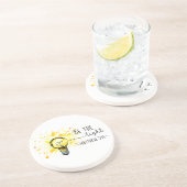 Christelijke God is de lichte inspiratie Zandsteen Onderzetter (Zijkant)