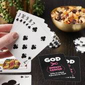 CHRISTELIJKE GOD IS GROTER DAN BORSTKANKER POKERKAARTEN (Insitu)