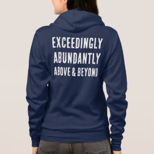 Christelijke GOD IS IN STAAT Buitengewoon Overvloe Hoodie