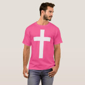 Christelijke God Jezus kruist wit T-shirt (Voorkant volledig)