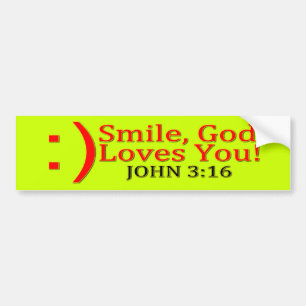 Christelijke God Liefde ben jij Bumpersticker