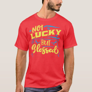 Christelijke God niet Lucky, maar verbluffend Jezu T-shirt