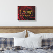 CHRISTELIJKE God's Love van de Valentijnsdag Canvas Afdruk (Insitu (Slaapkamer))