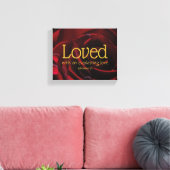 CHRISTELIJKE God's Love van de Valentijnsdag Canvas Afdruk (Insitu (Woonkamer))