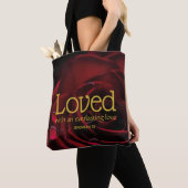 CHRISTELIJKE God's Love van de Valentijnsdag Tote Bag (Dichtbij)