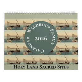 Christelijke Godsdienst Heilige Land Oude Foto Kalender