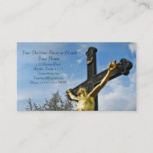 Christelijke Godsdienst Inspirerend God Visitekaartje (Voorkant)