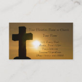 Christelijke Godsdienst Inspirerend God Visitekaartje (Voorkant)