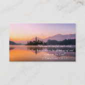 Christelijke Godsdienst Inspirerend God Visitekaartje (Achterkant)