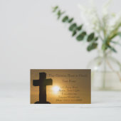 Christelijke Godsdienst Inspirerend God Visitekaartje (Staand voorkant)