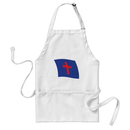 Christelijke godsdienst vlag schort (Voorkant)