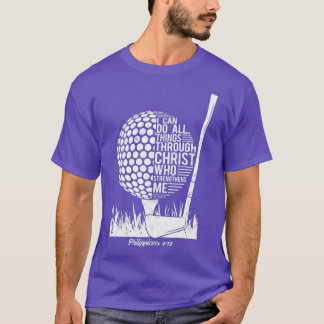 Christelijke Golf Plyer die ik kan doen T-shirt