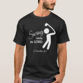 Christelijke GOLFER T-shirt (Voorkant)
