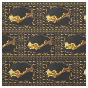 Christelijke gouden zwarte monochrome decorstof pe stof