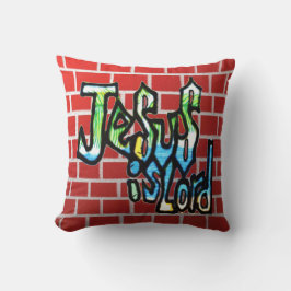 Christelijke graffiti kussen