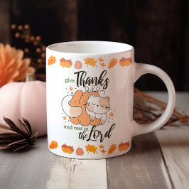 Christelijke grappige Thanksgiving Koffiemok