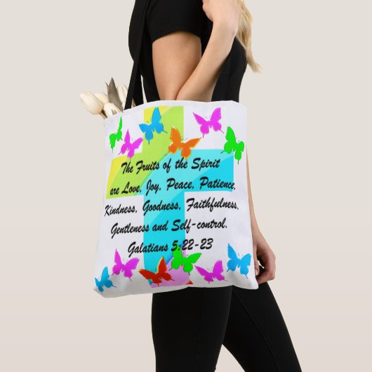 CHRISTELIJKE GROENTEN VAN DE GEDISTILLEERDE STOF TOTE BAG (Dichtbij)