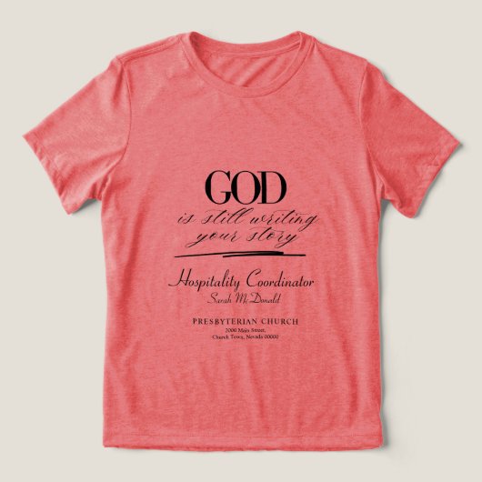  Christelijke groep T-shirt (Design voorkant)