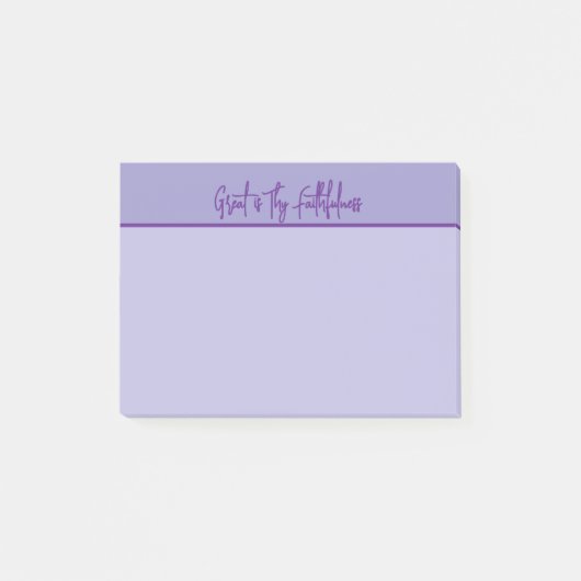 Christelijke Groot is Uw Trouw Notitieblok Post-it® Notes (Voorkant)