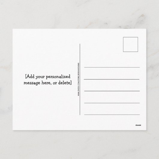 CHRISTELIJKE GROTE LERAAR DIENAAR HART DANK U FEESTDAGENKAART (Achterkant)