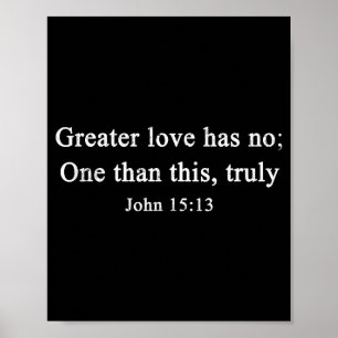 Christelijke grotere liefde heeft dan dit Johannes Poster